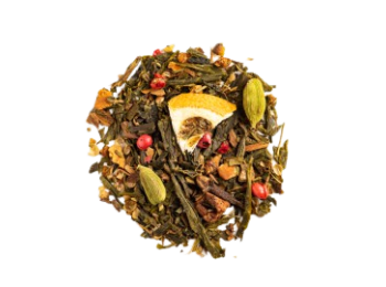 Thé Vert - Biscuit d'Orange