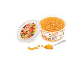 Perles de fruits - Pêche - boite de 450gr