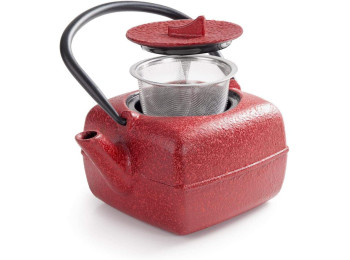 My Sweet Tea - Théière Rouge en Fonte - 0.6L