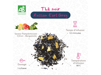 My Sweet Tea - Thé Noir - Russian Earl Grey Bio