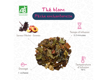 My Sweet Tea - Thé Blanc - Pêche Enchanteresse Bio
