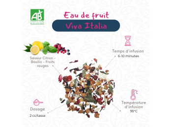 My Sweet Tea - Eau de fruits - Viva Italia Bio
