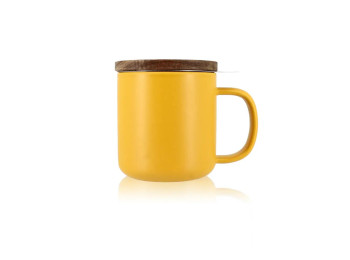 Tisanière juliet 300ml en grès jaune