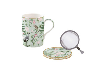 TISANIERE PORCELAINE 35CL WILD TROPICAL