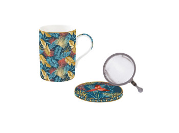 TISANIERE PORCELAINE 35CL ATMOSPHÈRE EQUATORIAL