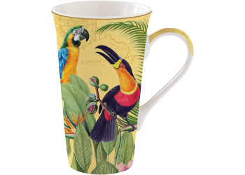 MUG XL EN PORCELAINE 60CL EXOTIC PARADISE
