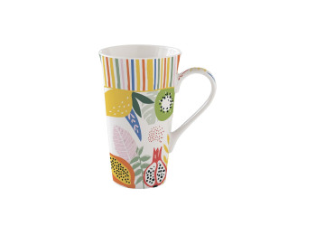MUG XL 60CL EN PORCELAINE TUTTI FRUITI