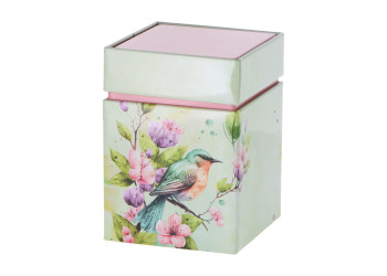 BOITE A THÉ METAL "KING FISHER" 150G 