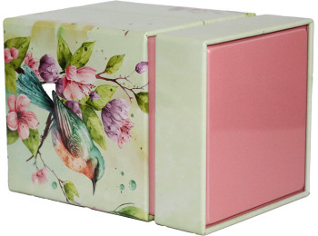 BOITE A THÉ METAL "KING FISHER" 150G