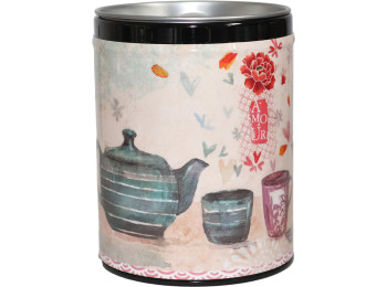 Boîte empilable illustré métal THÉIÈRE