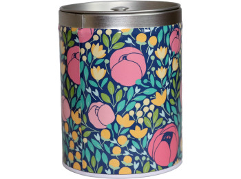 Boîte empilable illustré métal JARDIN FLEURI