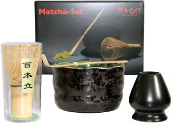 SET MATCHA NOIR - INTERIEUR VERT 