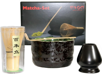 SET MATCHA NOIR - INTERIEUR VERT 
