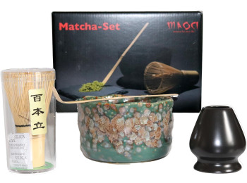 SET MATCHA VERT - MARRON