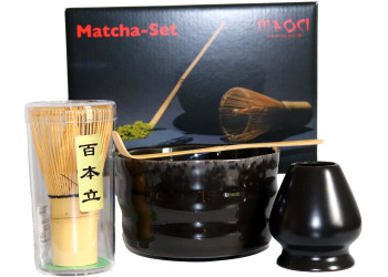 SET MATCHA NOIR BRILLANT 