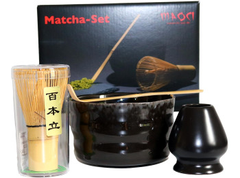 SET MATCHA NOIR BRILLANT 