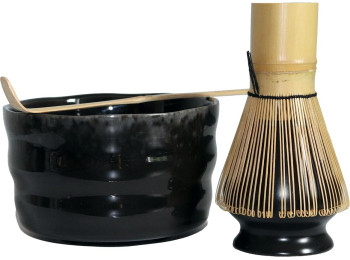 SET MATCHA NOIR BRILLANT 