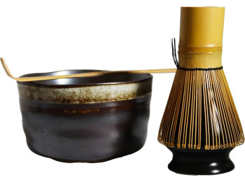 SET MATCHA MARRON MÉTALLISÉ 