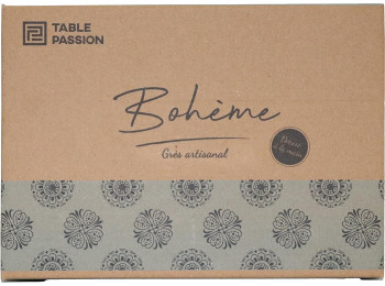 THÉIÈRE EN GRÈS BOHÊME 1L