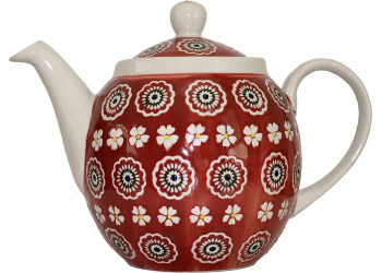 THEIERE PORCELAINE SULLIVAN ROUGE 1L