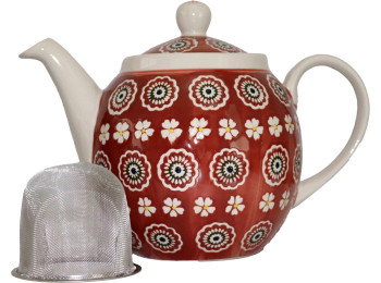 THEIERE PORCELAINE SULLIVAN ROUGE 1L