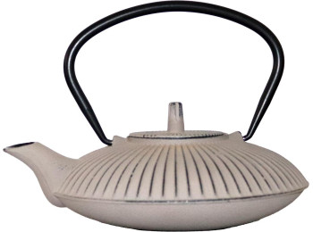 THEIERE FONTE STRIEE BEIGE 0.8L