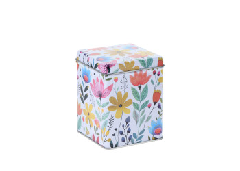 BOITE METAL "FLOWER" 100G