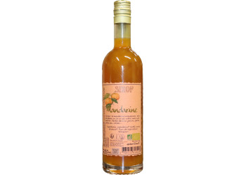 SIROP ARTISANAL MANDARINE 25CL BIO