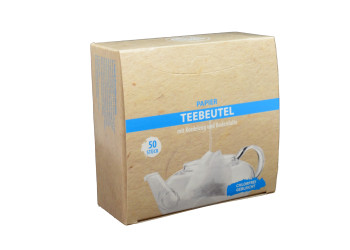 Filtre à Thé Refermable - Boîte de 50 Sachets | Pratique et Écologique