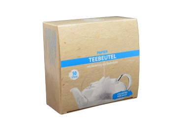 Filtre à Thé Refermable - Boîte de 50 Sachets | Pratique et Écologique