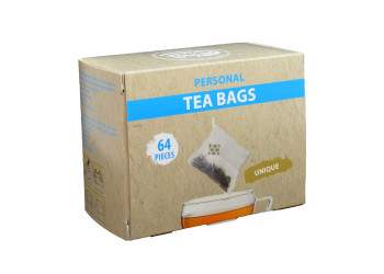 SACHET A THÉ RABATTABLE BOITES DE 64 SACHETS
