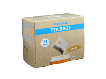 SACHET A THÉ RABATTABLE BOITES DE 64 SACHETS